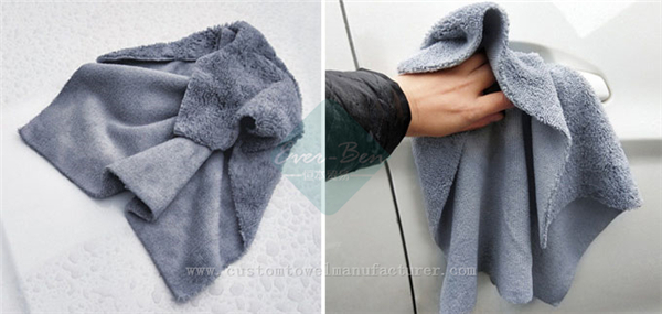 Bulk Grey Fast Drying Car Washing Towels Supplier Long Short Terry Towels Manufacturer